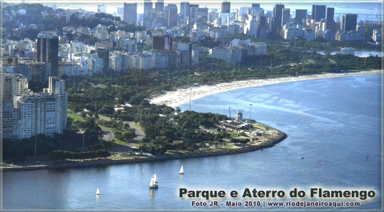 Aterro do Flamengo visto do P&atilde;o de A&ccedil;ucar