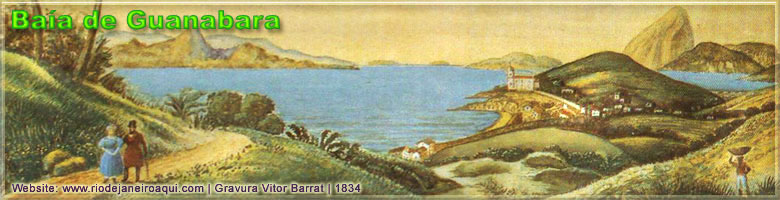 Baía de Guanabara - Panorama de 1834 Baía de Guanabara - Panorama de 1834