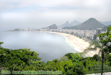 Praia de Copacabana, Cal&ccedil;ad&atilde;o e Av. Atl&acirc;ntica