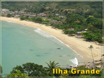 Ilha Grande, praia e villarejo de Provetá Ilha Grande, praia e villarejo de Provetá