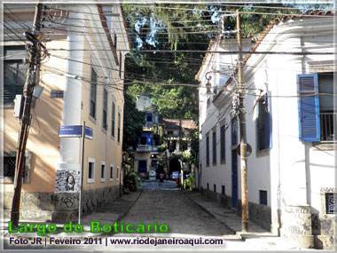 Beco do Botic�rio Beco do Botícário vista da Rua Cosme Velho