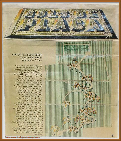 Gol de placa feito por Pel&eacute; no Maracan&atilde;