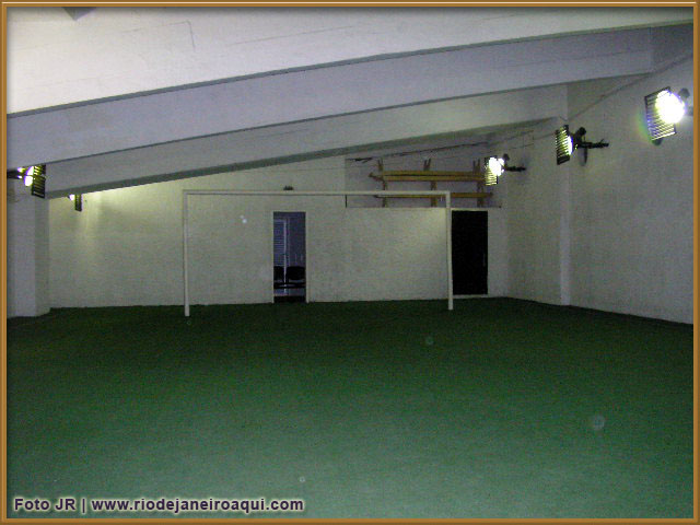 Sala de pré aquecimento no Maracanã Sala de pré aquecimento no Maracanã
