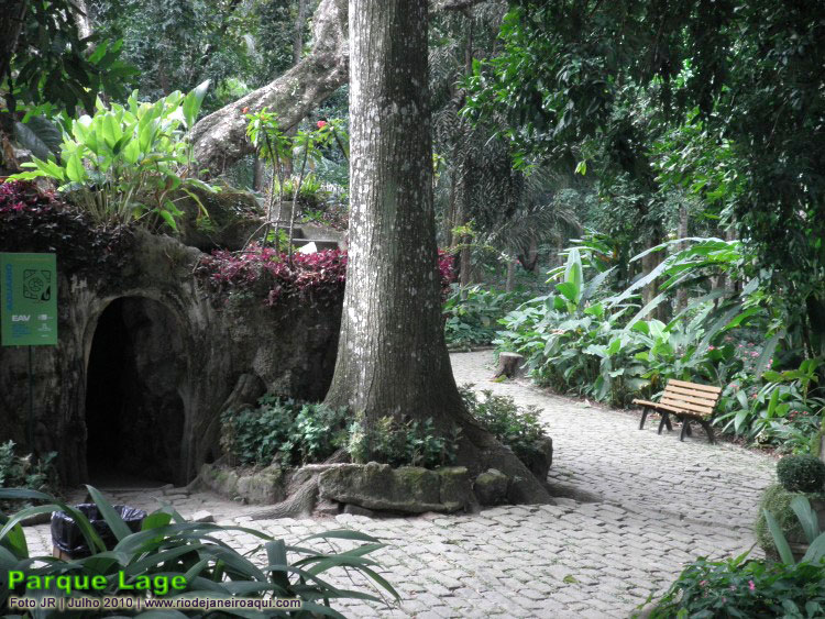 Aquário e jardins - Parque Lage