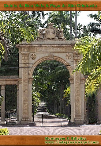 Portal que ficava na entrada do Paço Imperial de São Cristovão Portal que ficava na entrada do Paço Imperial de São Cristovão