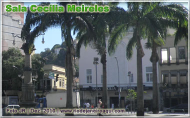 Sala de Cec&iacute;lia Meireles, dedicada &agrave; m&uacute;sica erudita e de c&acirc;mara