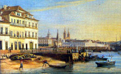 Antigo Hotel Pharoux na Pra&ccedil;a XV