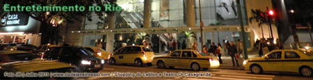Casa de espet&aacute;culos e teatro no Shopping center do Leblon