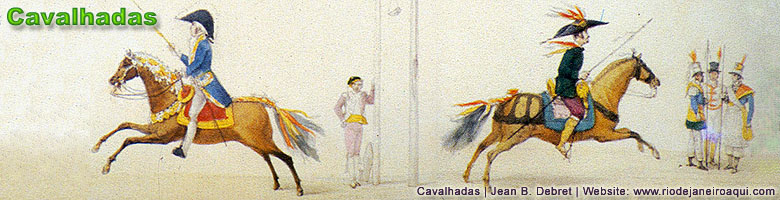 Cavalhadas na manhã de quarta feira santa - Primeira metade do século 19