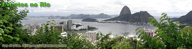 Enseada de Botafogo vista do Morro Dona Marta, Rio de Janeiro