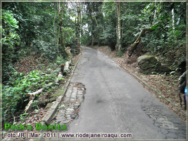 Estrada da rampa de vôo livre da Pedra Bonita Estrada da rampa de vôo livre da Pedra Bonita