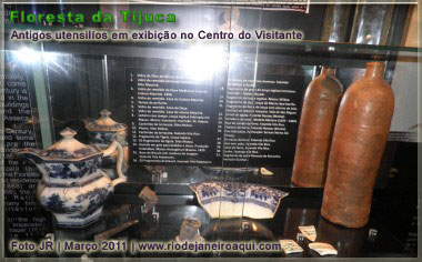 Utensílios encontrados em sítios arqueológicos na Floresta da Tijuca Utensílios encontrados em sítios arqueológicos na Floresta da Tijuca