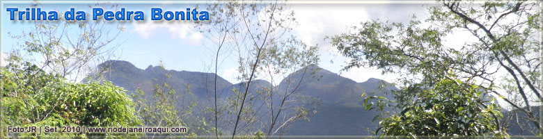 Foto panorâmica tirada trilha da Pedra Bonita Foto panorâmica tirada trilha da Pedra Bonita