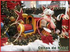 Esmerada decora��o de Natal exposta em shopping center Esmerada decora��o de Natal exposta em shopping center