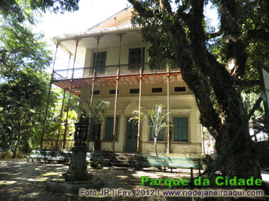 Antiga resid&ecirc;ncia rural e de ver&atilde;o do Marqu&ecirc;s de S&atilde;o Vicente, na G&aacute;vea, Parque da Cidade