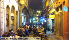 Rua do Ouvidor pr&oacute;ximo ao Arco do Teles