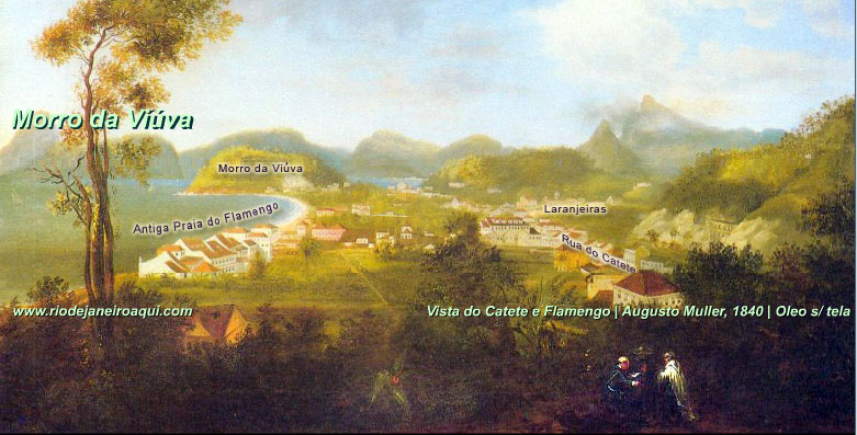 Morro da Viuva em 1840